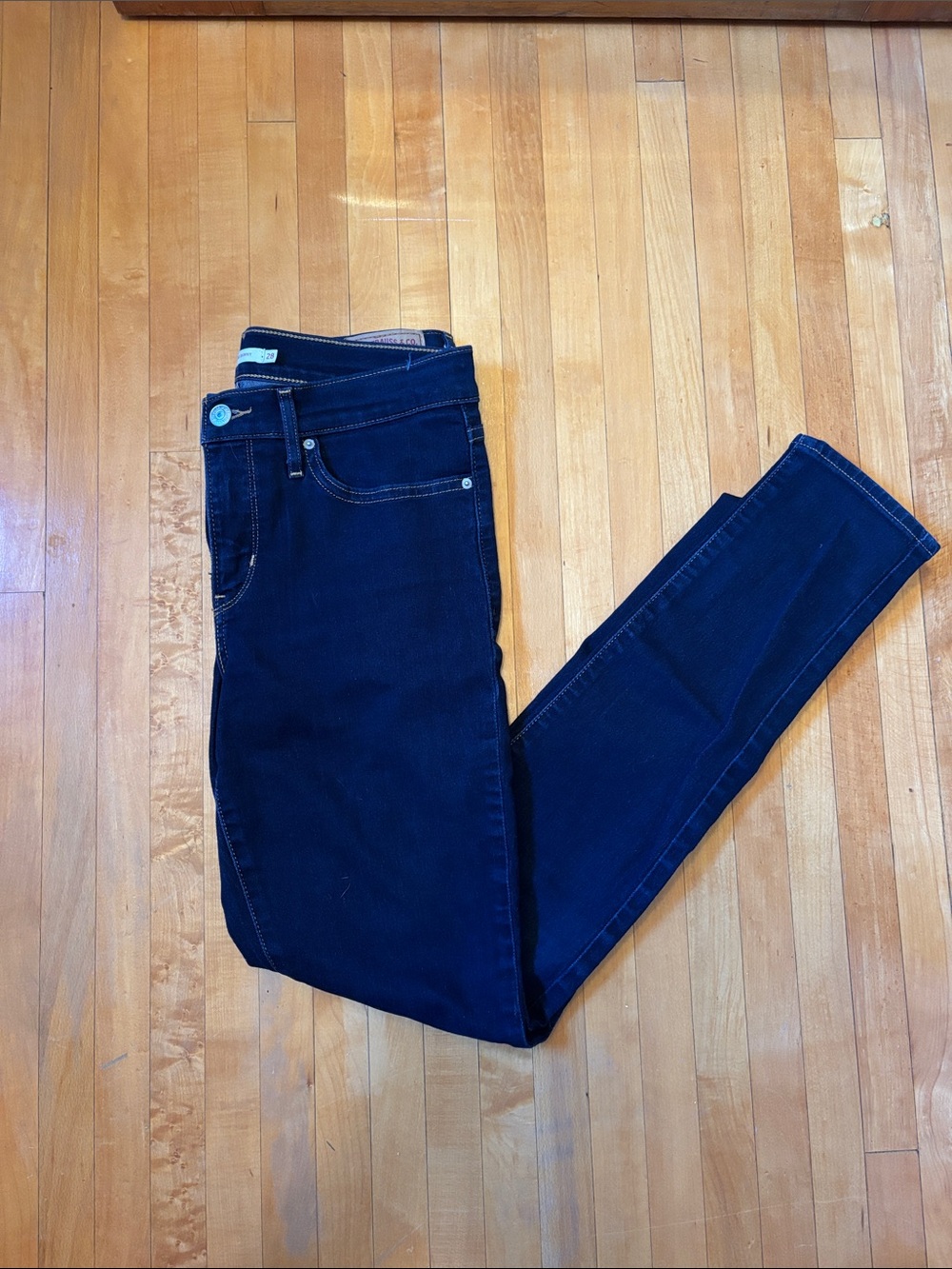 Women’s Dark Blue Levi 311 Stretch Skinny Jeans